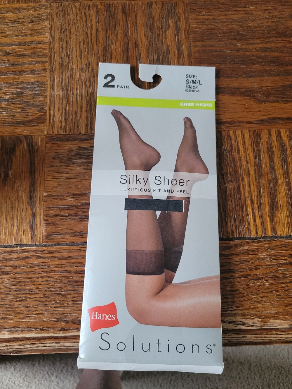Sheer Black Knee High Stockings